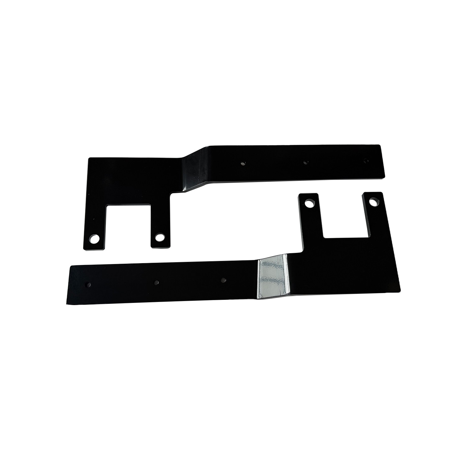 Shift Blind Mount Front Brackets Stainless Half Fenders Peterbilt Low Air Leaf