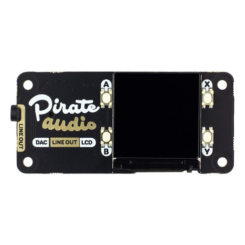 Pimoroni Pirate Audio Line-out for Raspberry Pi high-quality I2S DAC