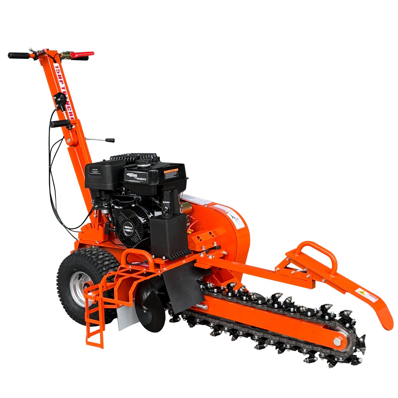 Stump Grinder, Wood Chipper, Trencher Heavy Duty Garden Tool Power Equipments