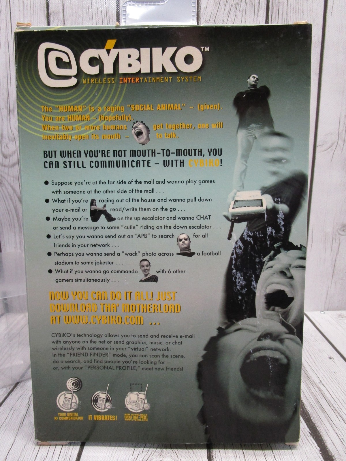 Cybiko Wireless Inter-Tainment System Handheld Computer Clear - NEW Open Box!