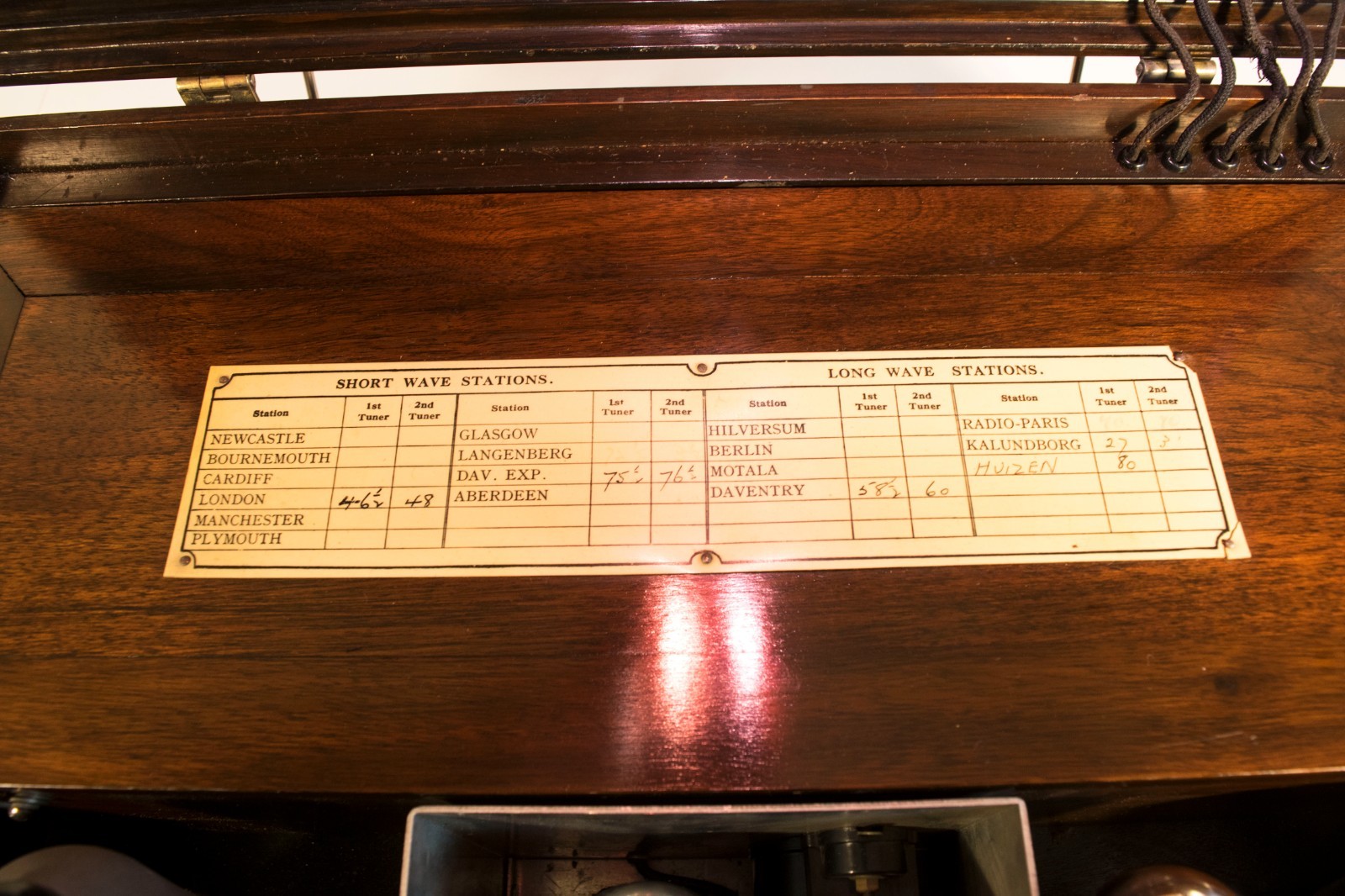 MINT HALCYON WIRELESS DELUXE SCREENED 4 VALVE SUITCASE PORTABLE BATTERY RECEIVER