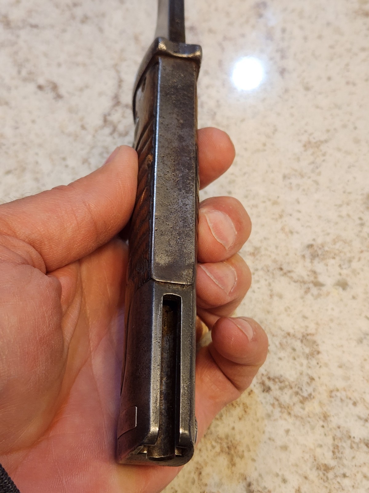 Original WWI German Butcher Blade Bayonet With Sheath (A-G Duisburg)