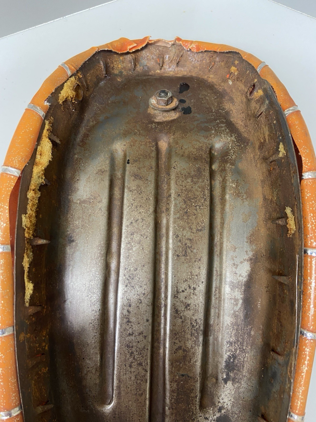 Original Orange SWING BIKE VINTAGE MUSCLE BICYCLE Banana Seat Needs Restored