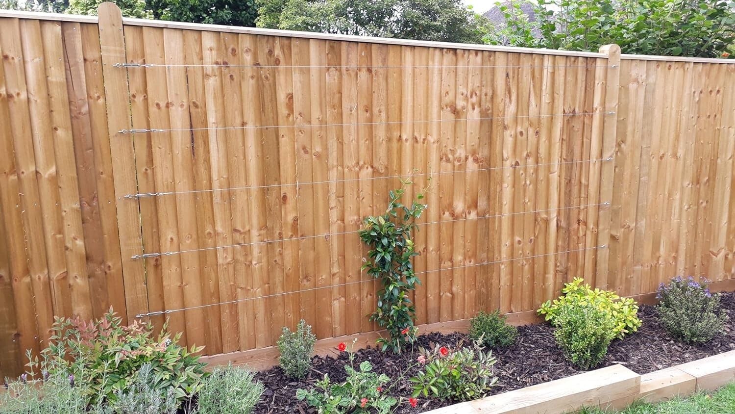 Outdoor Turnbuckle Wire Tensioner Kit 1/16 Vinyl Coated 100Ft Stainless Steel