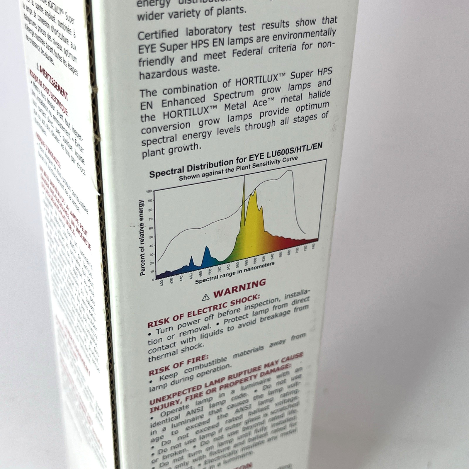 Hortilux Super HPS (High Pressure Sodium) 400 Watt Enhanced Spectrum Grow Lamp