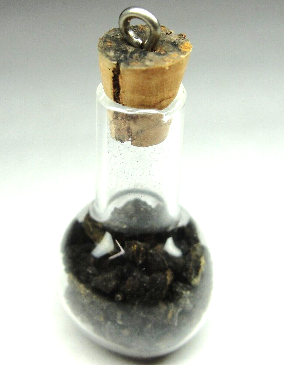 Rare KT Boundary Material - Glendive Montana Area - Vial Full Bubble - Fragments