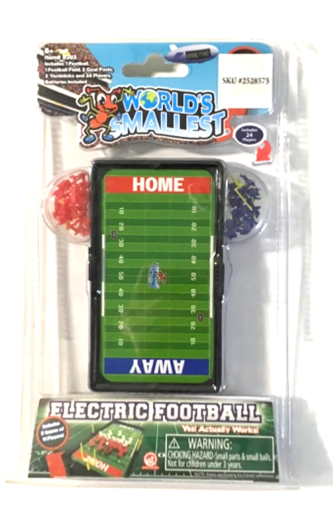 World's Smallest Electric Football Game
