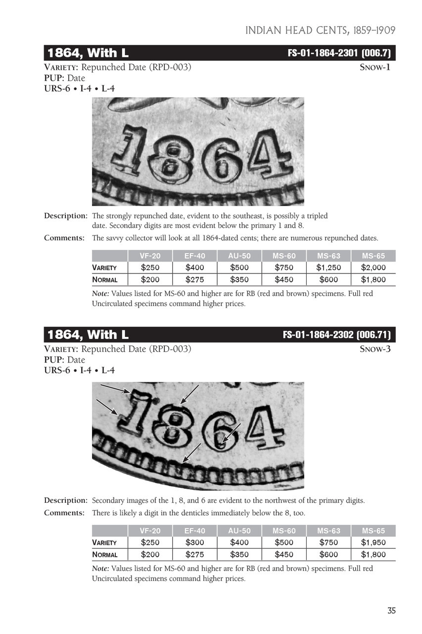 Cherrypickers Guide to Rare Die Varieties of US Coins Vol. I, 6th Ed - Whitman