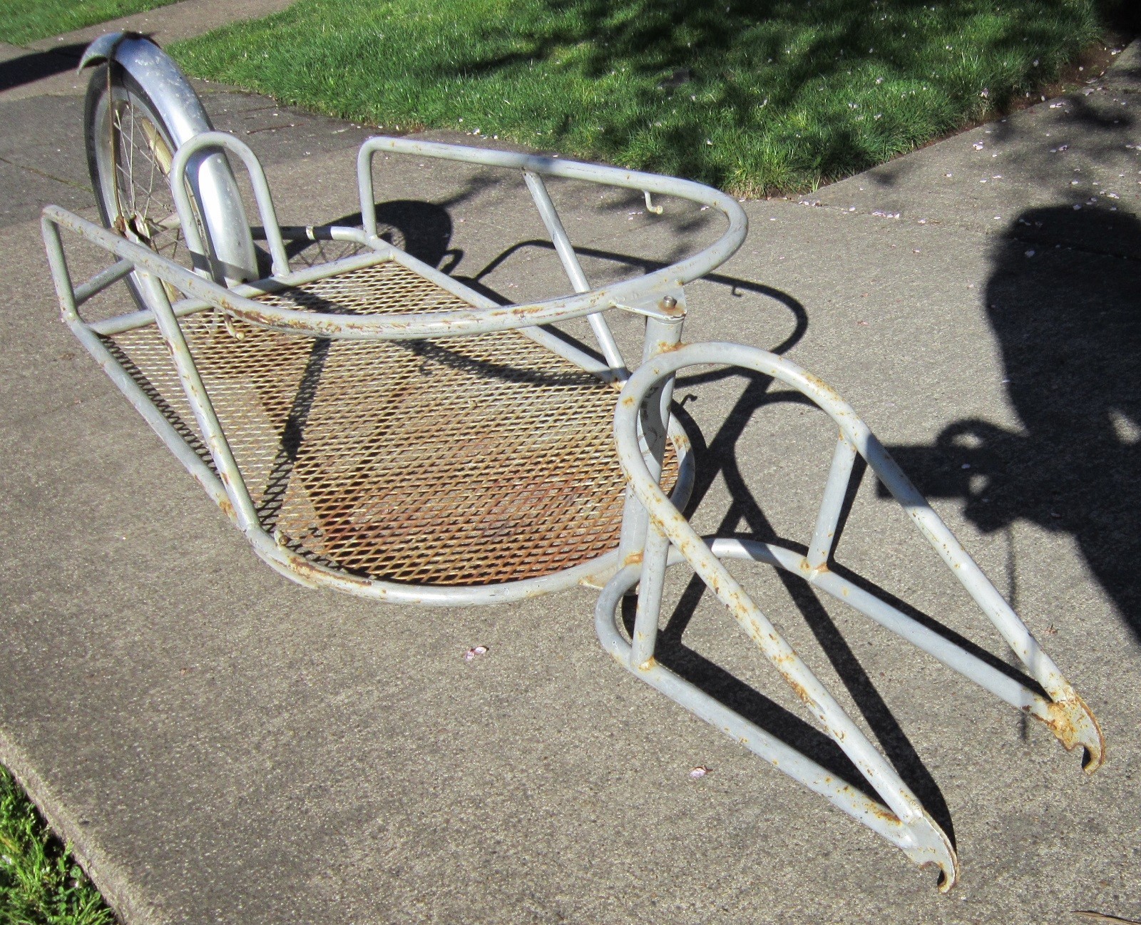 Vintage BOB Yak BICYCLE All-Metal CARGO TRAILER Single Wheel