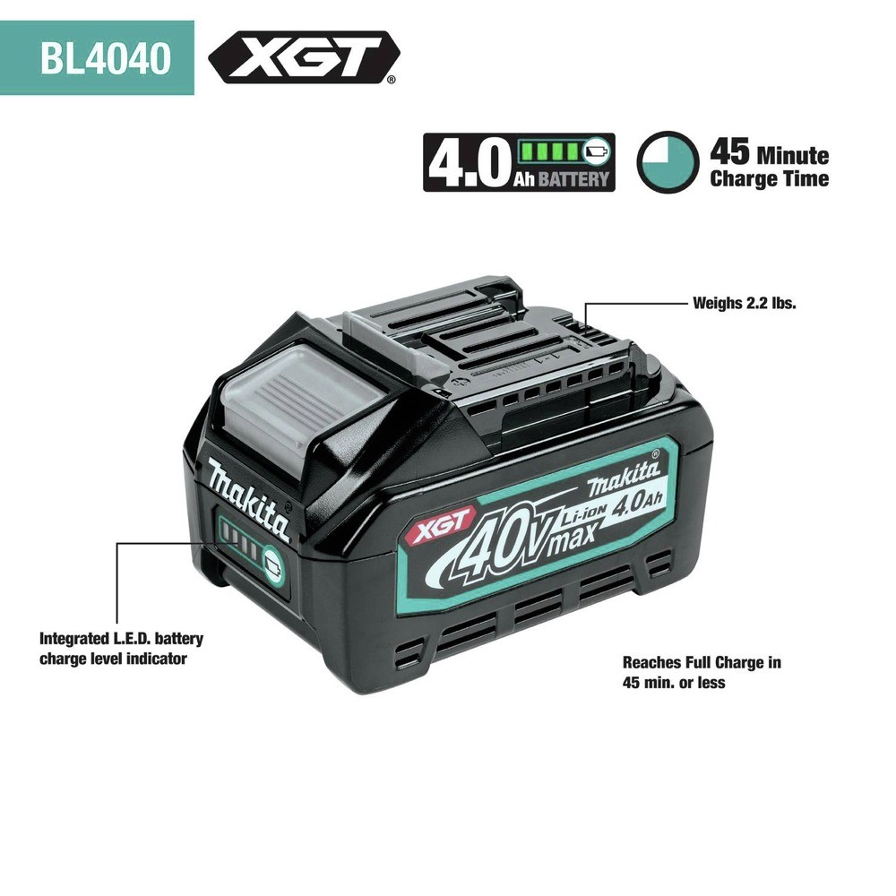 Makita GRU01M1-R 40V max XGT 15" Cordless String Trimmer Certified Refurbished