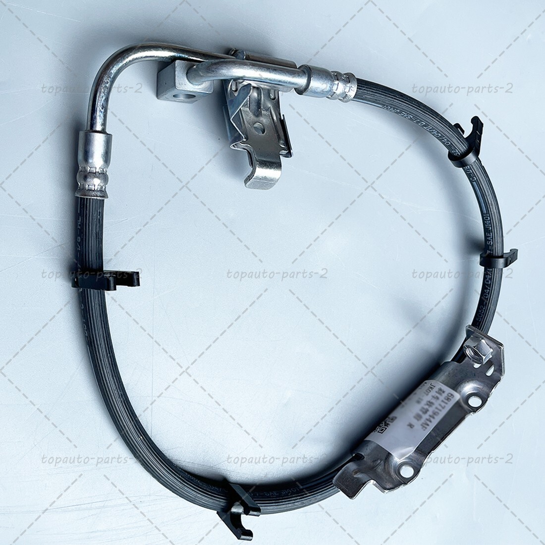 2x Front Left Right Brake Hydraulic Hose for Jeep Wrangler 2011 2012-2017 NEW US