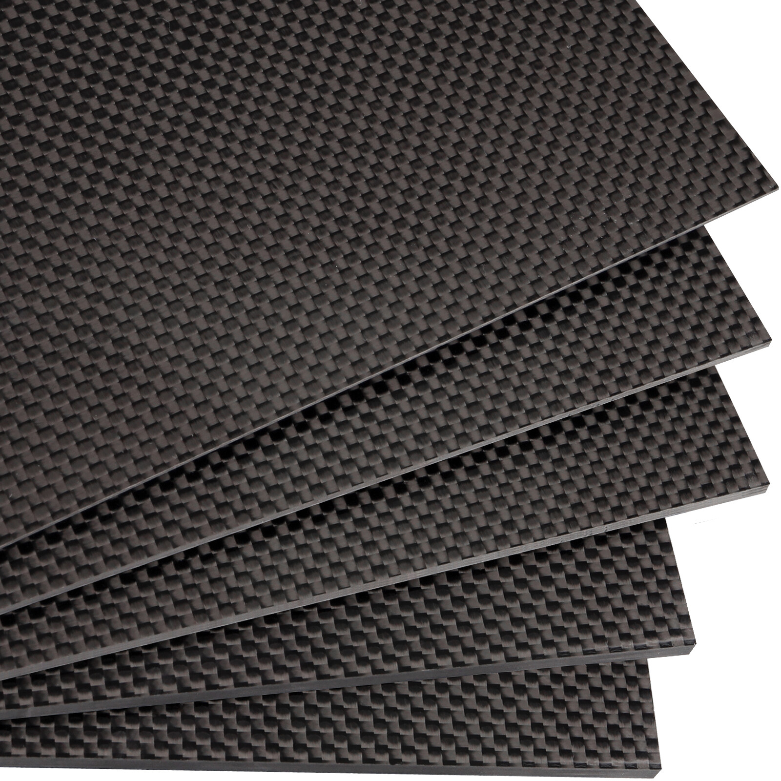 3K Carbon Fiber Sheet Plate 1-5mm 100x250 200x300 400X500 500x500 500x600mm...