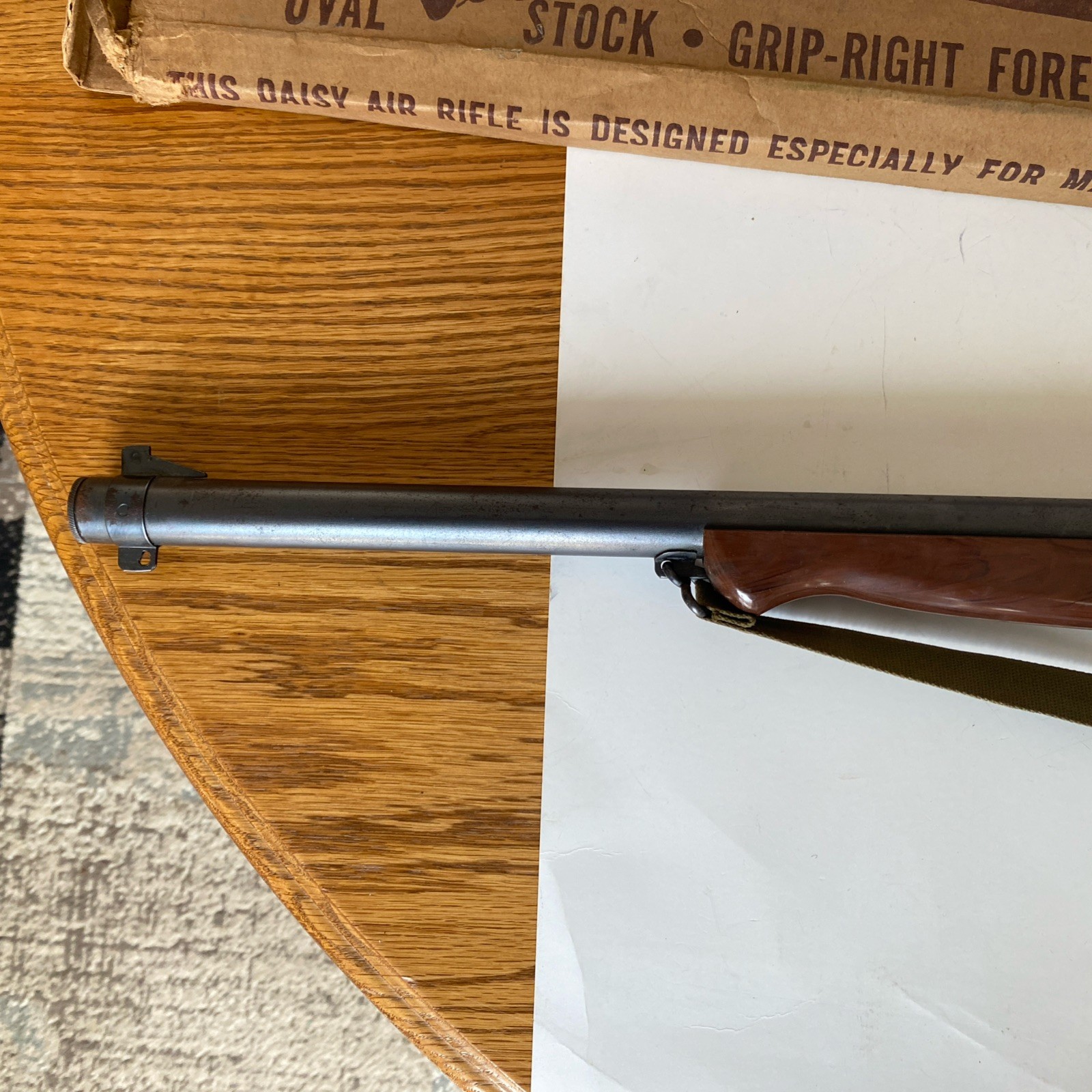 VTG Daisy MFG DEFENDER REPEATER No. 142 Pump Action BB Rifle Plymouth MI W/ Box