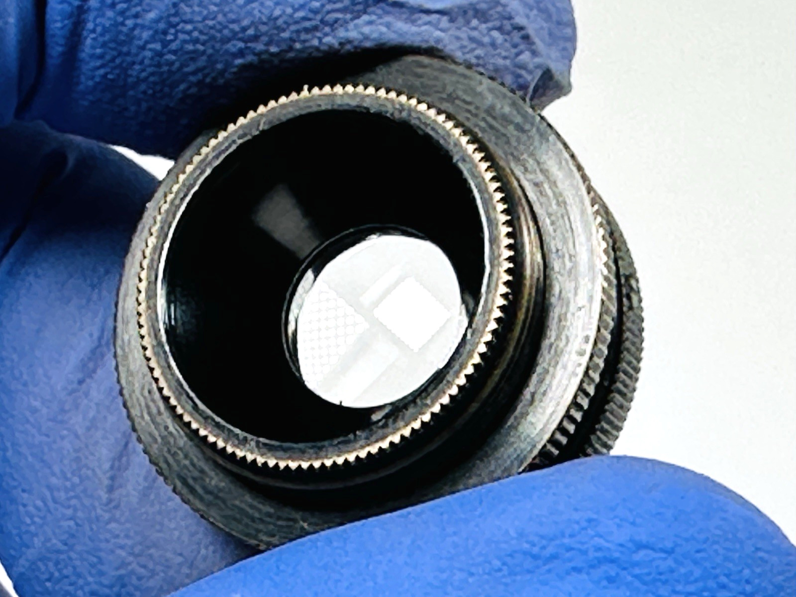 Antique Bausch & Lomb Zeiss 48mm Micro-Tessar Objective RMS Iris Diaphragm