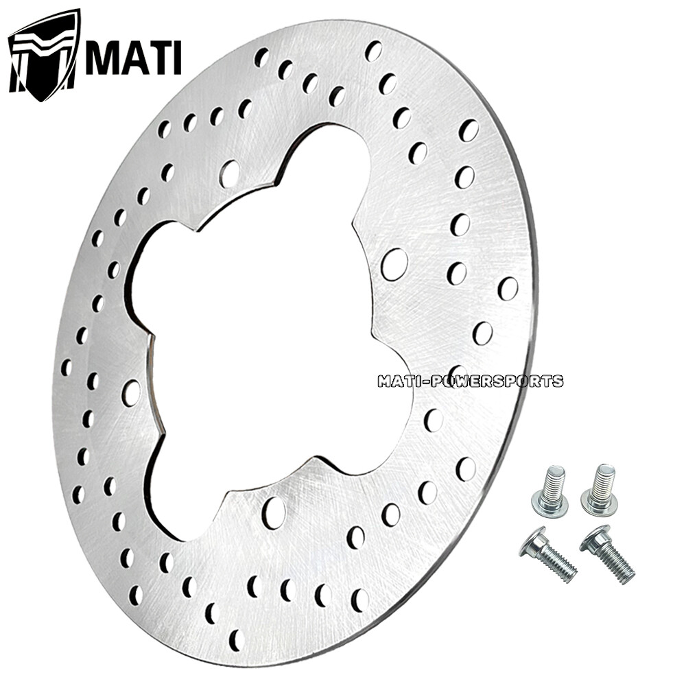 Rear Brake Disc Rotor w/Bolt for Honda Sportrax 400 TRX400EX TRX400X 1999-2014