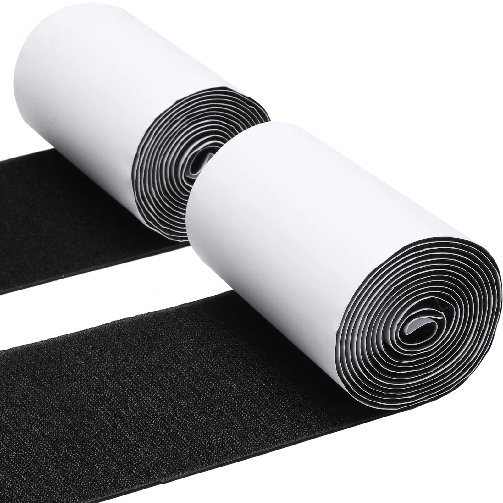 4.4Inch7Ft Large Hook and Loop Sheet Tape Adhesive Rug Grip Pads for Couch