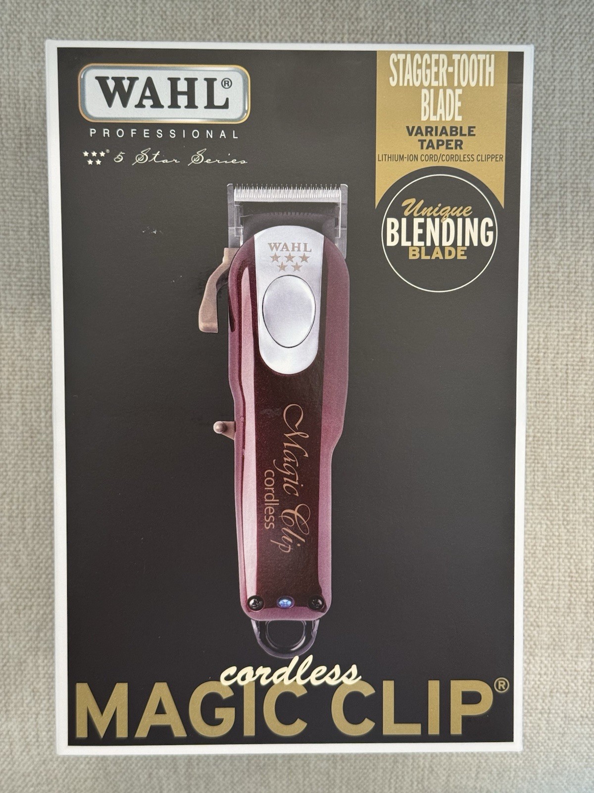 Wahl Professional 5-Star Cordless Magic Clip Hair Clipper 8148 FACTORY SEALED