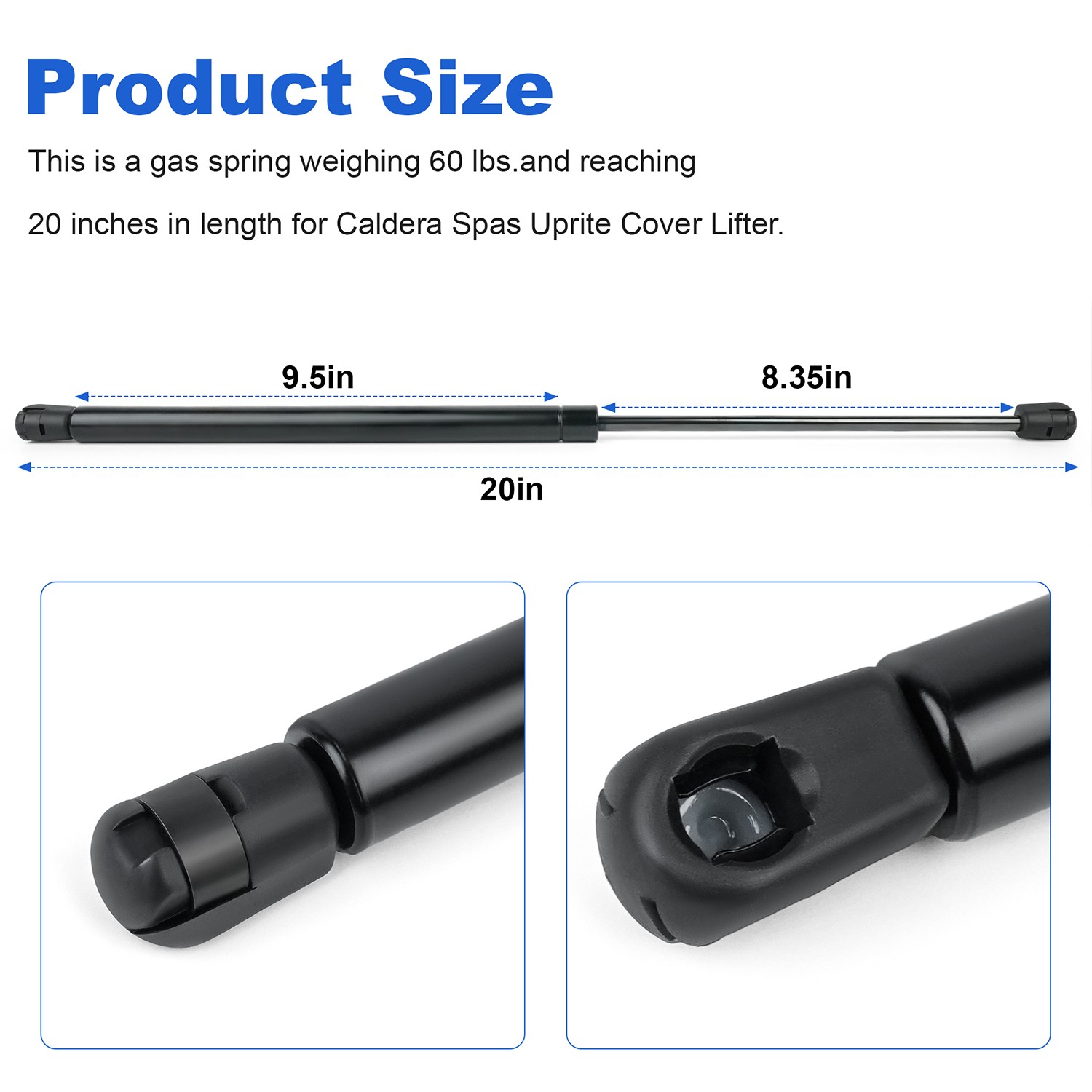 Gas Spring 71794 for Watkins Uprite Cover Lifter Shock for Caldera Spas