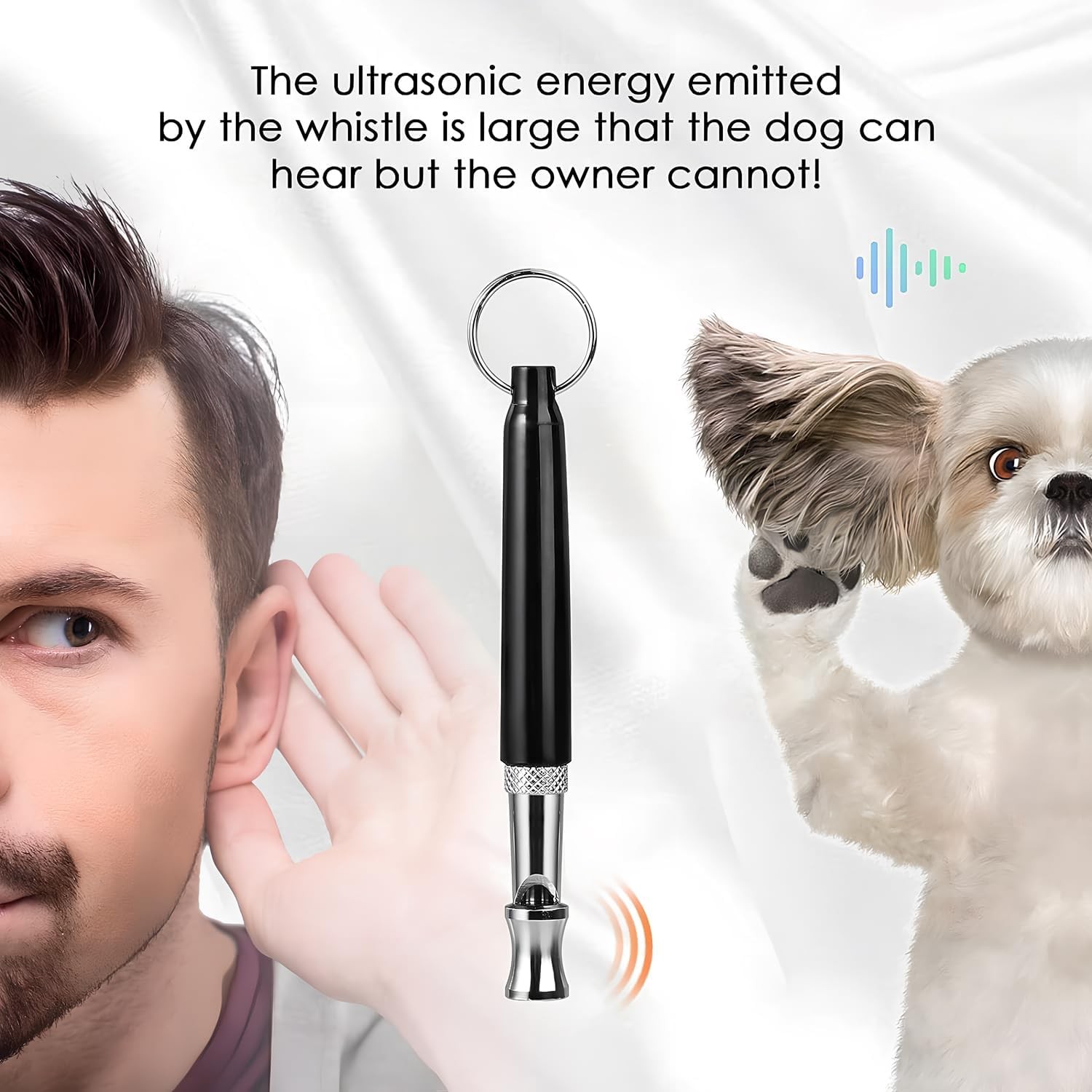 4PCS Dog Training WHISTLE UltraSonic Obedience Stop Barking Pet Sound Pitch