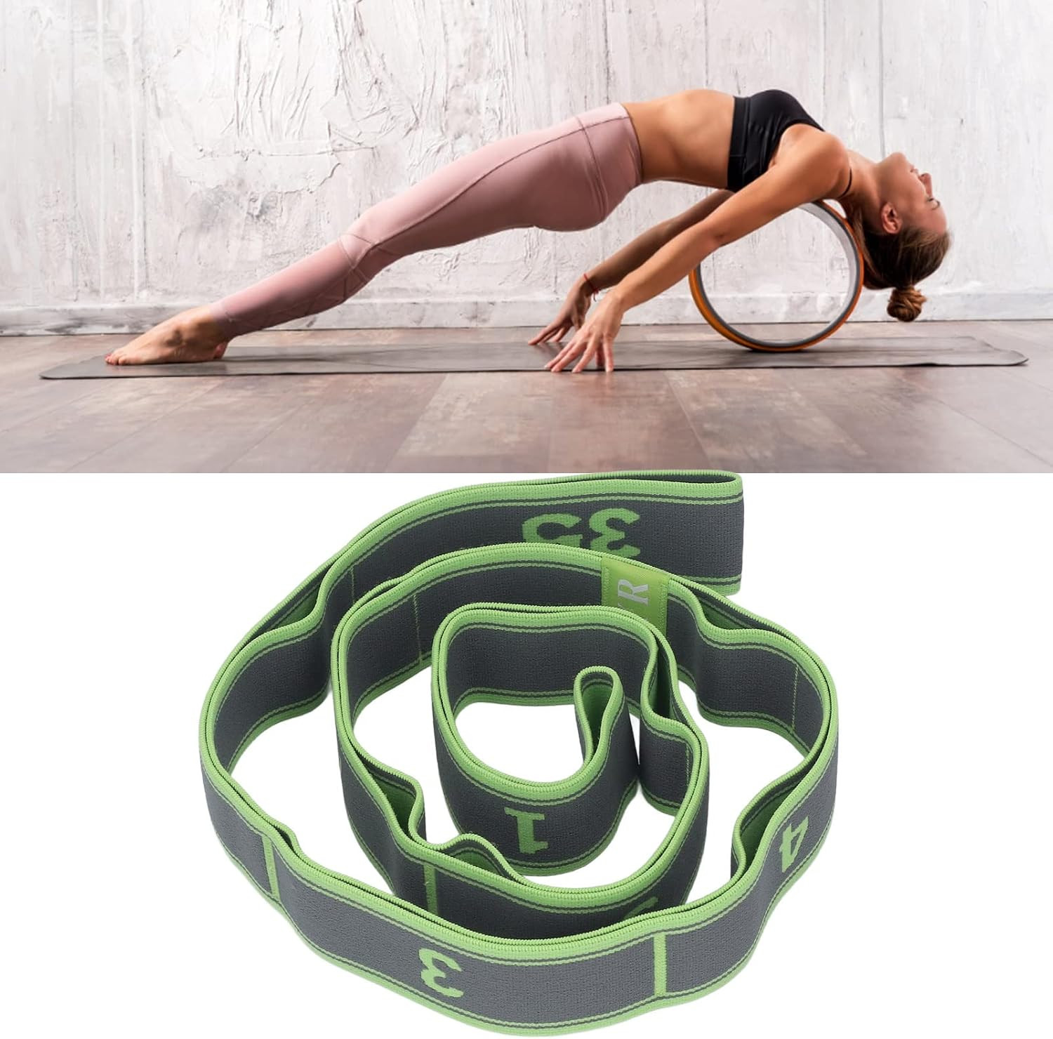 Stretch Band Strap Number Elastic Stretching Strap Exercise Bands Yoga Equipment