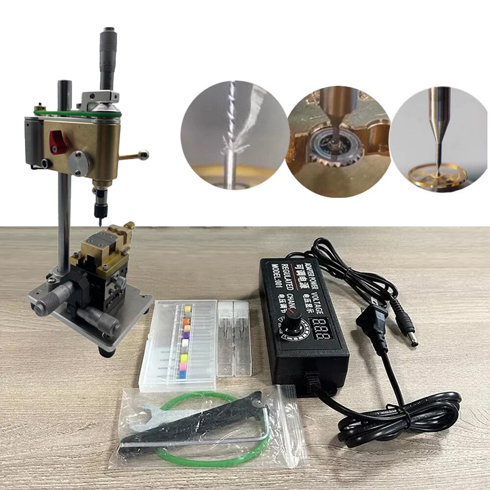 Watchmaker Tools Precision Bench Drill Crown Punch Remove Broken Screws ToolS