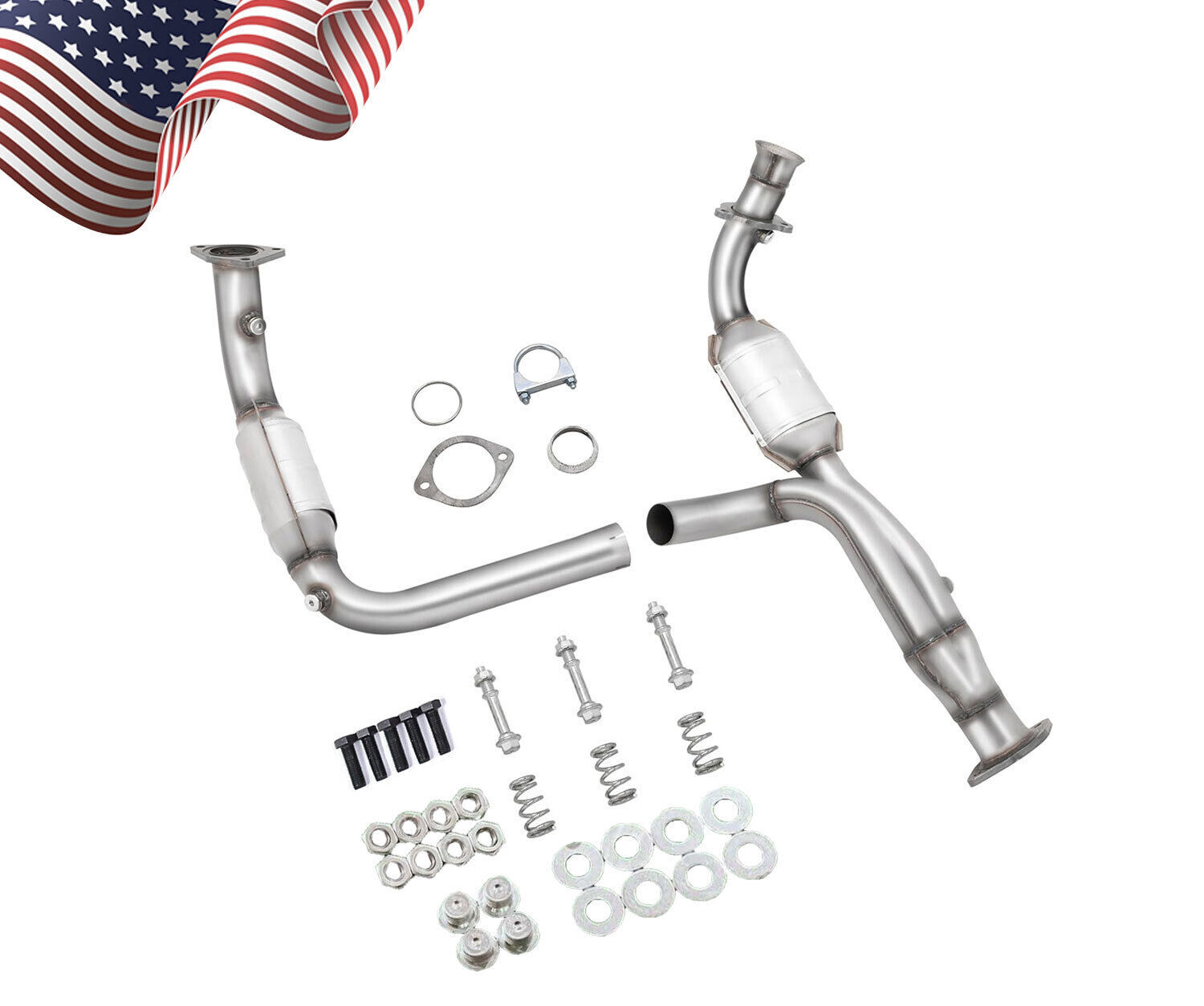 For Chevy Silverado 1500 1999-2006 Y Pipe Catalytic Converter EPA Approved OBDII