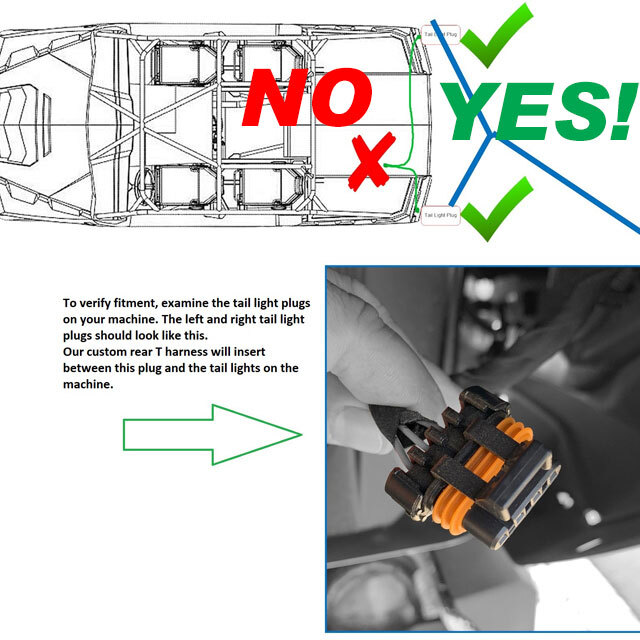 Turn Signal Kit Blinker Horn For Polaris RZR Pro XP, Pro R Turbo R Street Legal