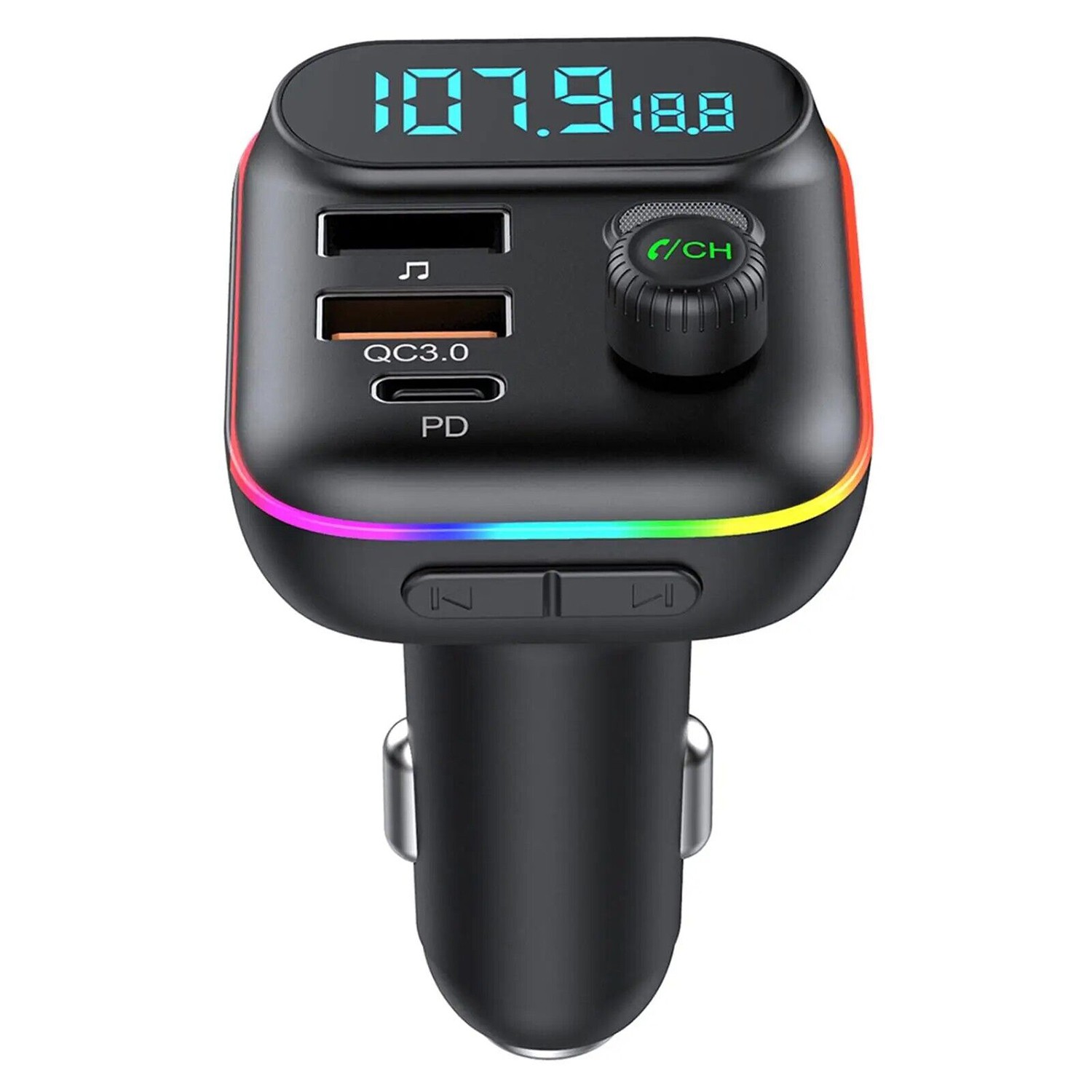 Bluetooth Car Adapter FM Transmitter Handsfree USB AUX Radio MP3 Music Player