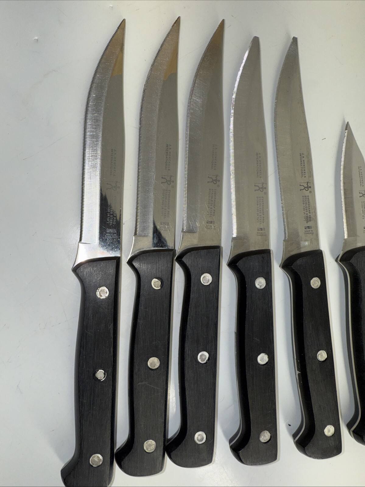 Lot Of 11 JA Henckels Ever Sharp Pro Knives