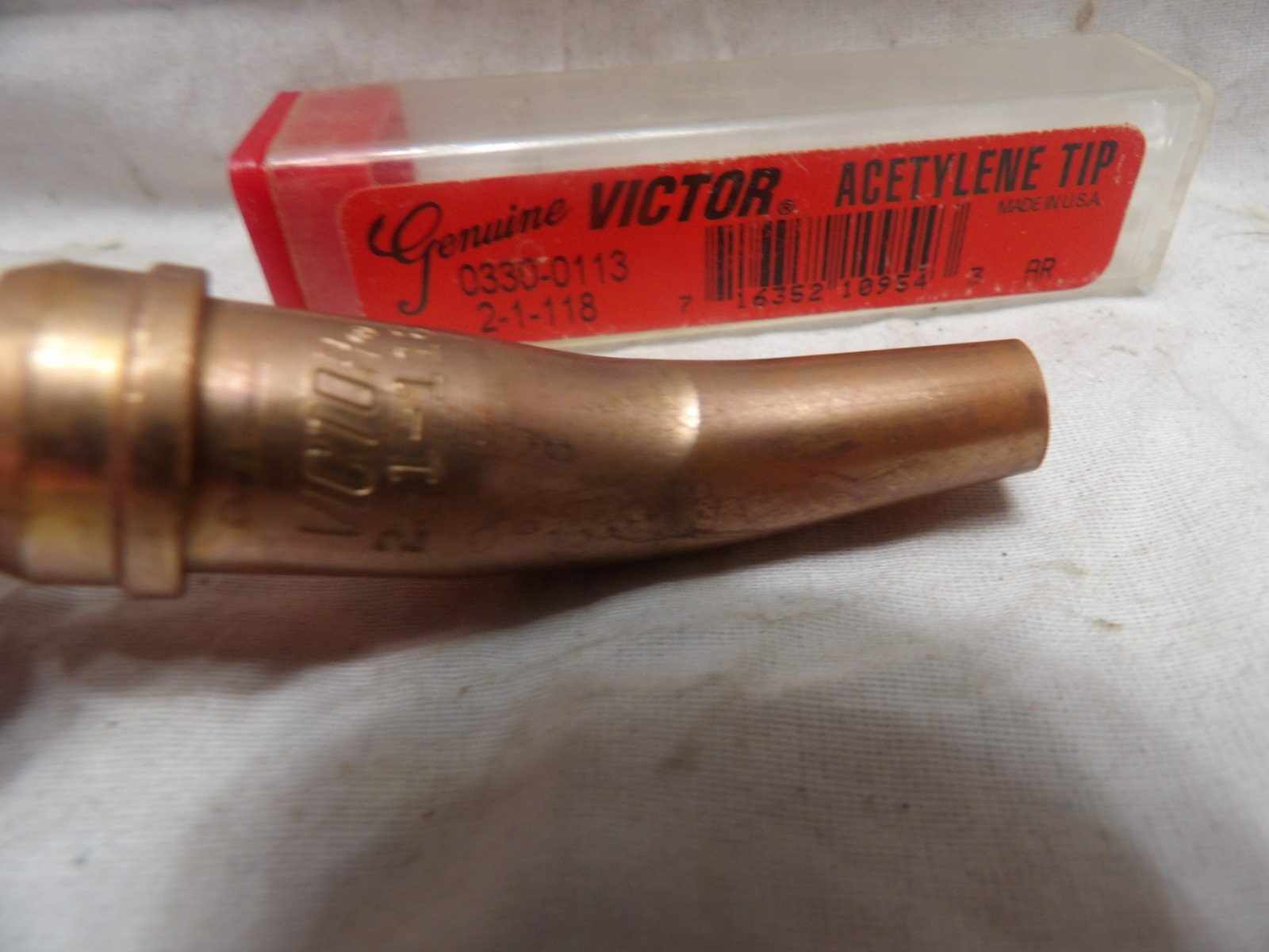 Victor Acetylene Tip 2-1-118 - Made in the USA