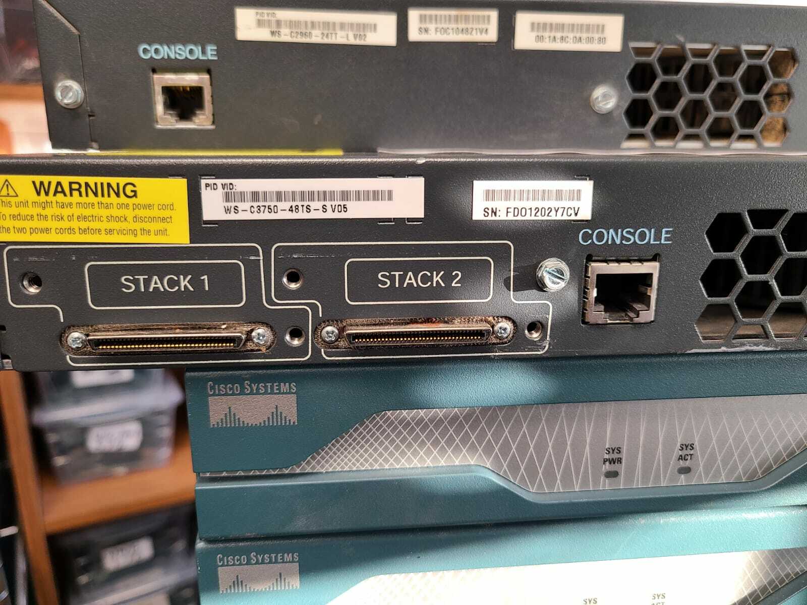 BEST Cisco CCENT CCNA & CCNP LAB KIT IOS15 w/3 SITE Routers 1921, 2 switches