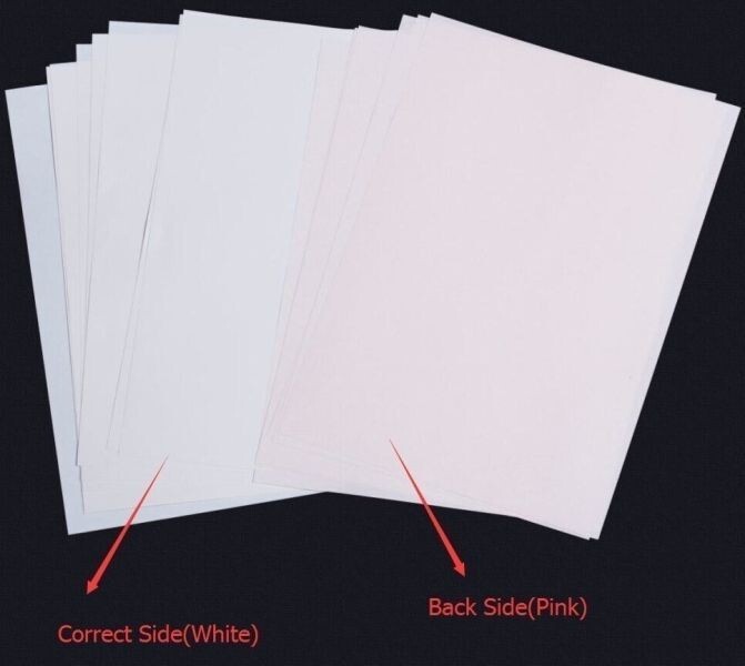100 sheets A4 Sublimation Paper 8.5x11 for Inkjet Printer Epson Canon Heat Trans