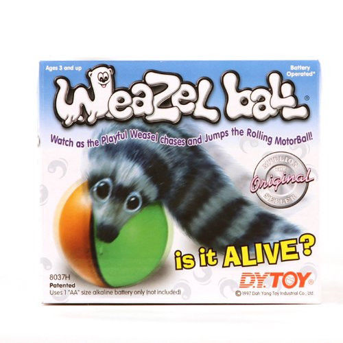 Original Weazel Weasel Ball Prank Gift Fun Toy for Dog Cat Pets Children Kid Fun