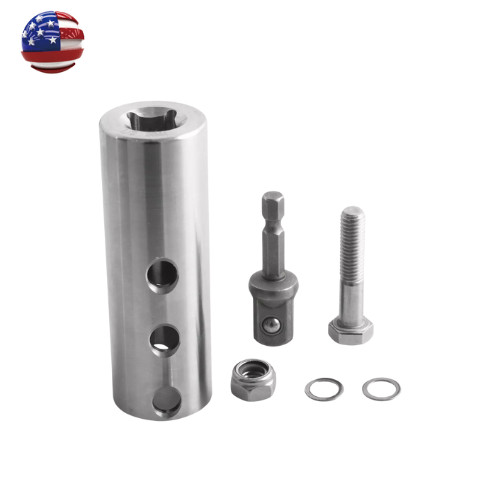 Trailer Jack Electric Drill Adapter with 1/2 Inch Socket Adapter Bit Set NEW