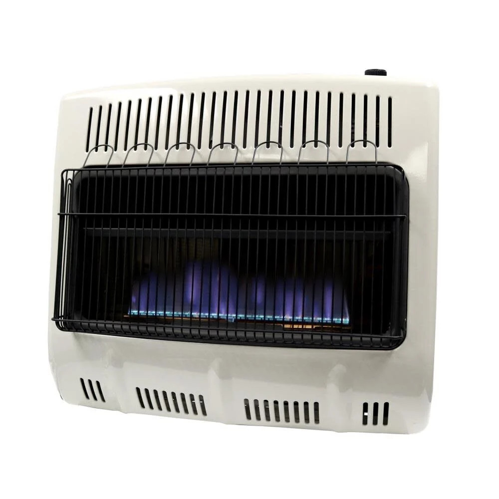 Heatstar 30000 Btu Vent Free Blue Flame Propane Heater With Thermostat And