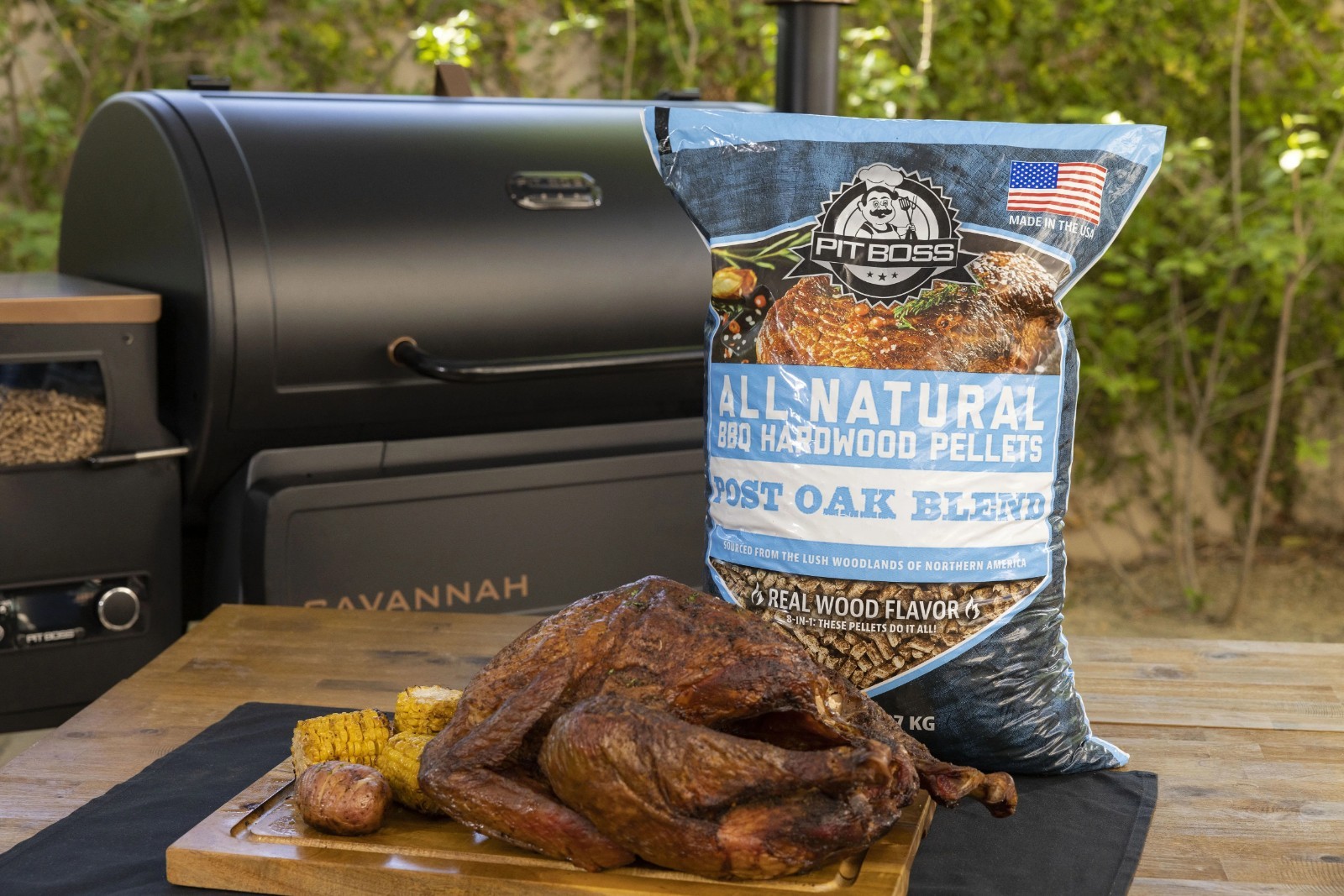 Pit Boss 100% All Natural Hardwood Post Oak Blend BBQ Grilling Pellets, 20 lb Ba