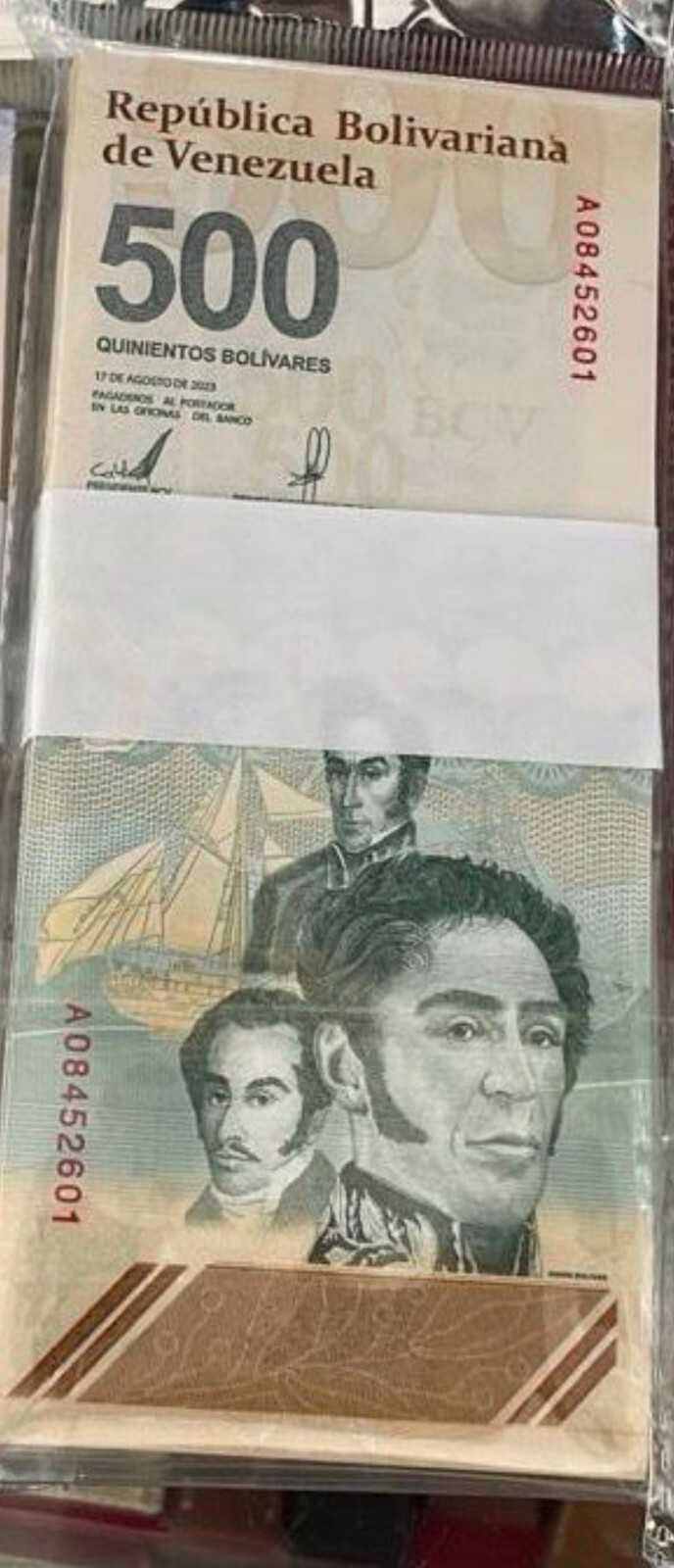 Venezuela 500 Bolívares Digitales 2024, P-121, NEW- 500 Million 5 PCS COA