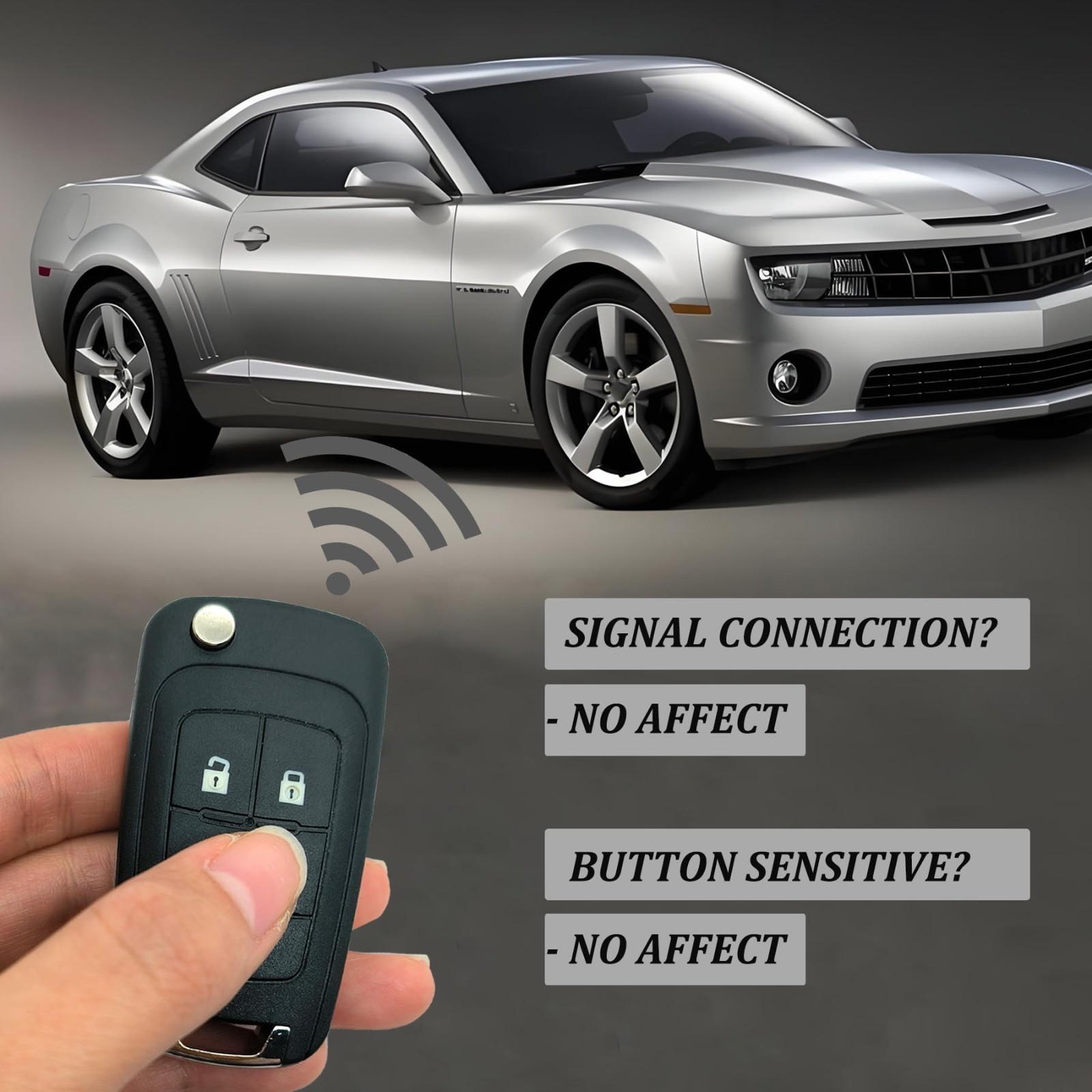 Key Fob Case Shell Replacement Fits for Chevrolet Chevy Equinox Sonic Trax Terra