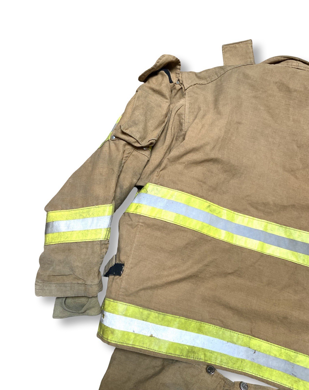 Vintage 80s 90s Janesville Turnout Gear Firefighter Uniform Coat Pants Sz 48/29R