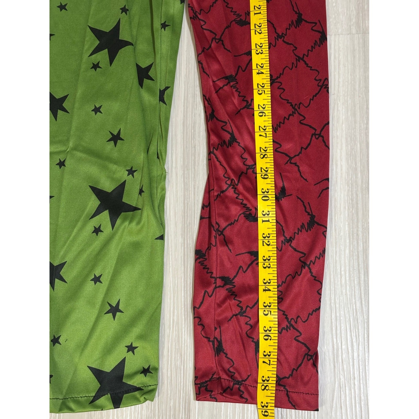 Rubies Evil Clown Costume Womens S Red Black Halloween Cosplay Dress Leggings