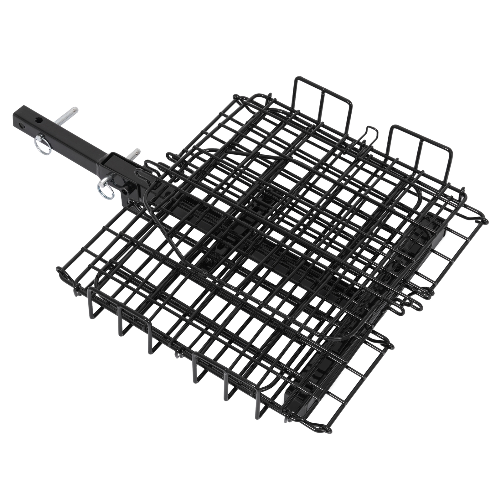 New For Most Mobility Scooters Sturdy Steel Black Folding Rear Basket Accessory