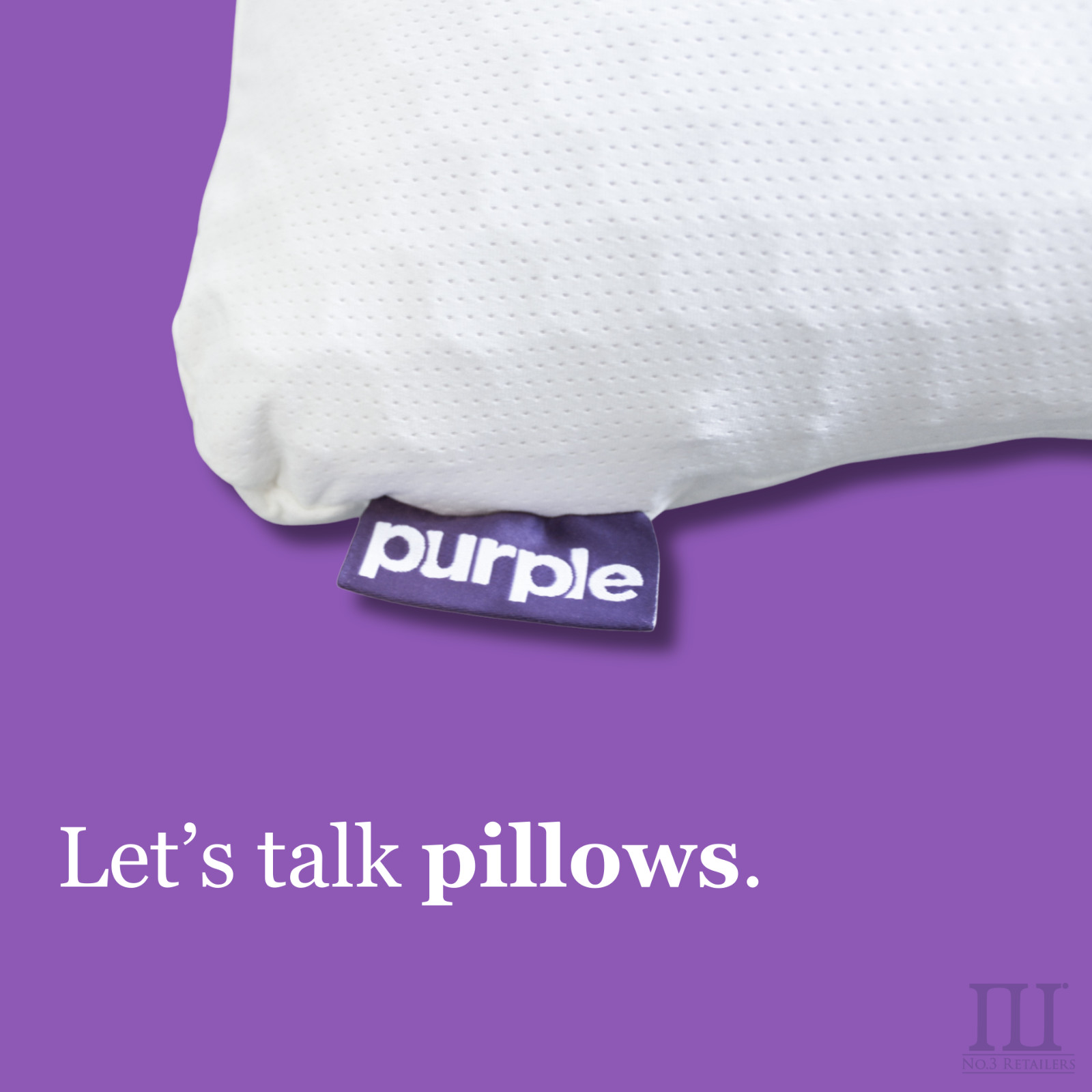 Purple Harmony Pillow The Greatest Ever Invented, King, Low / Medium / Tall Size