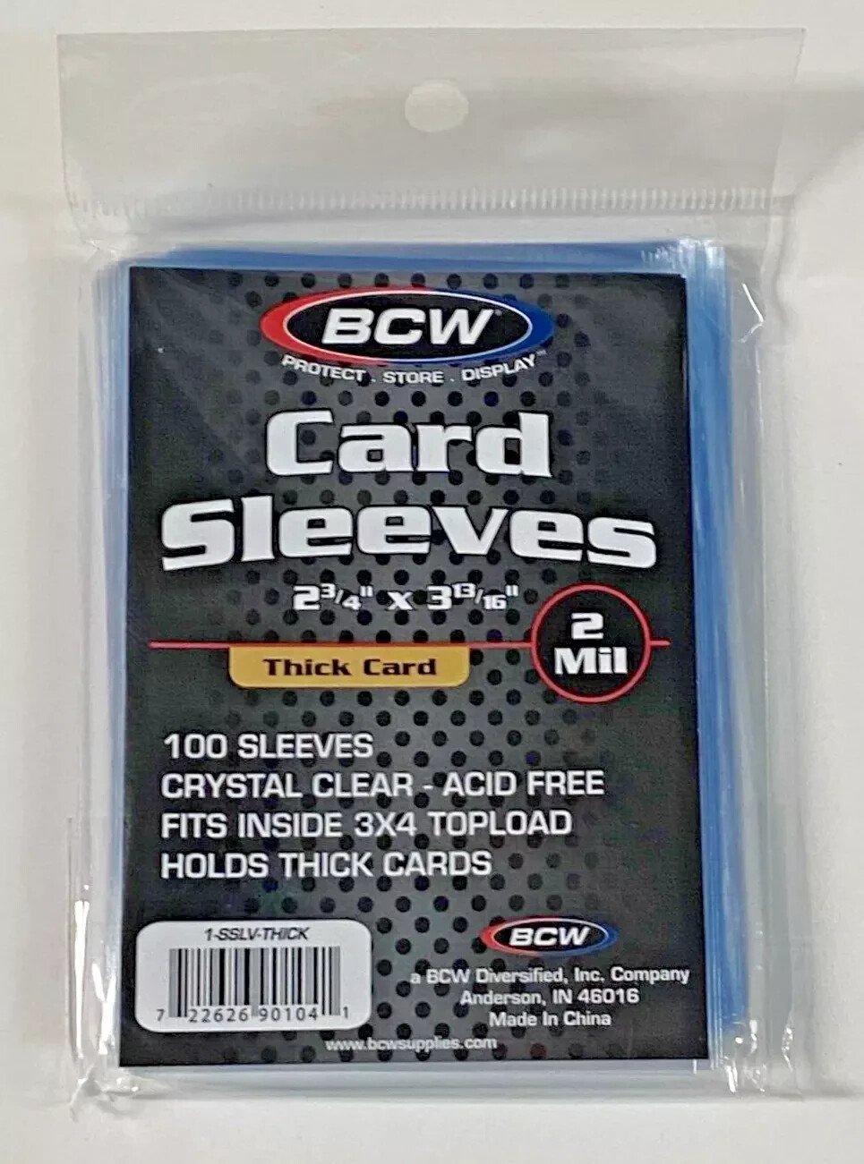 BCW THICK Soft PENNY Card SLEEVES 100, 200, 300, 400, 500, 1000, 5000, 10000