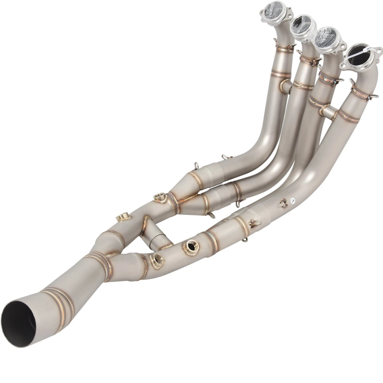 Stainless steel Exhaust Tips Mid Pipe For BMW S1000RR S1000R  2019-2025