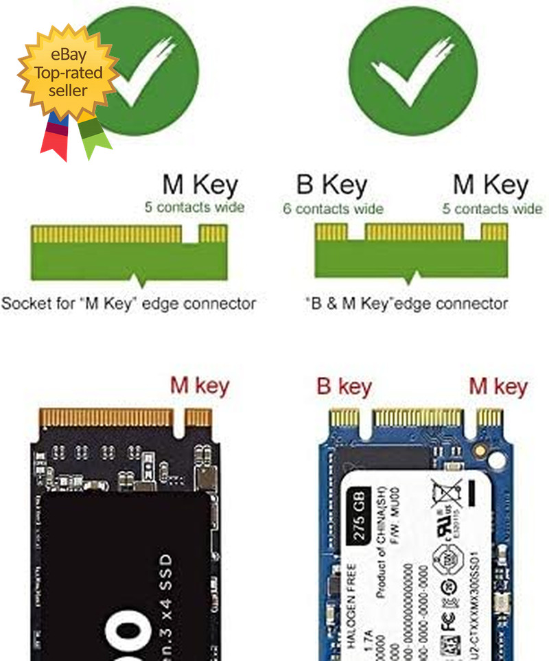 M.2 NVME USB 3.1 Adapter, M Key M.2 NVME to USB Card Reader USB 3.1 Gen 2 Bridge