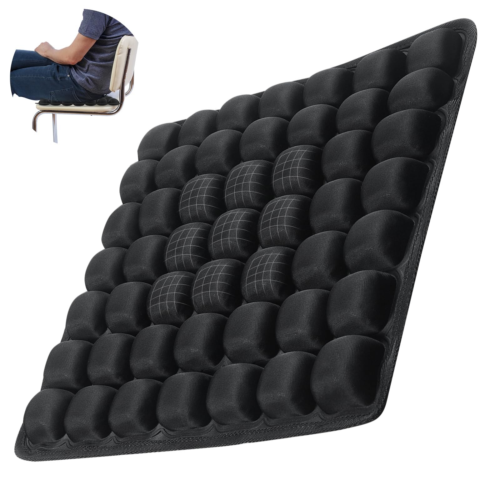 Sondor Travel Cushion – Adjustable Bubble Technology for Customized Comfort, ...