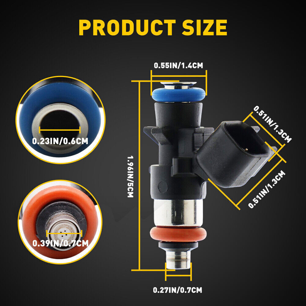 1 Set of 6 Fuel Injectors For Chrysler Dodge Ram Jeep 3.6L 5184085AC 0280158233