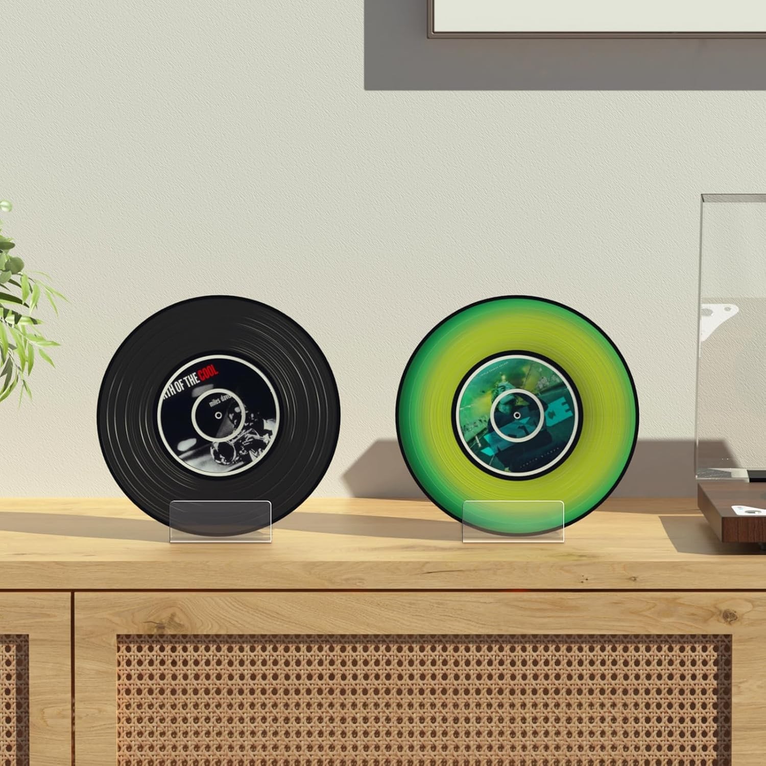 6 Pack Acrylic Book Stand Clear Easel Stand for Display Book Display Holder