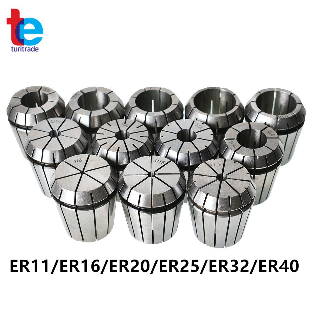 ER11/ER16/ER20/ER25/ER32/ER40 Spring Collet Set For CNC Milling Lathe Machine