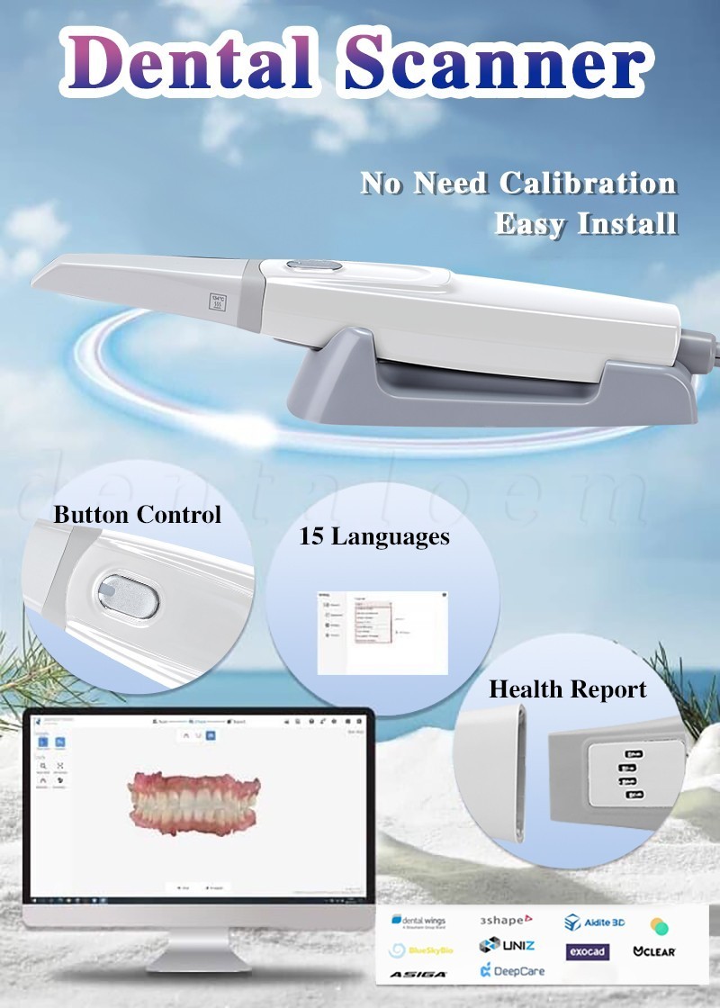 Dental Intraoral Scanner for CAD/CAM Restorative Dentistry